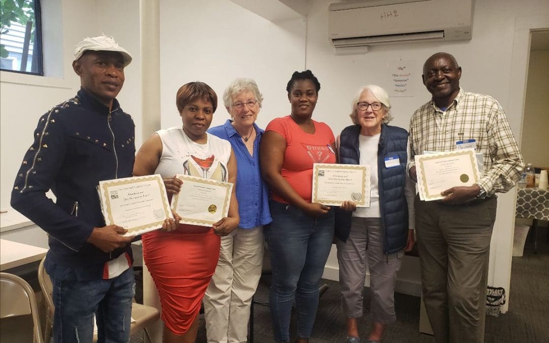 Group of students and volunteers at HHELP Spring Social & Student Award Ceremony